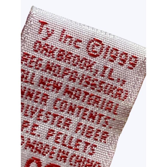 Ty Beanie Buddies Rainbow Chameleon Plush 1999 Colorful Tie-Dye Animal - Picture 15 of 16